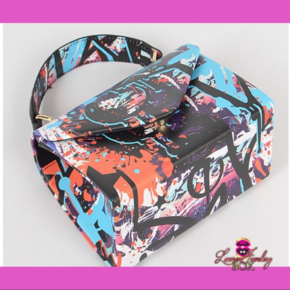 Paint Splatter Handbag - Picture 2 of 5